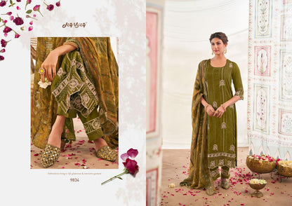 Utsvam Jay Vijay Pure Bemberg Pant Style Suits Exporter Gujarat