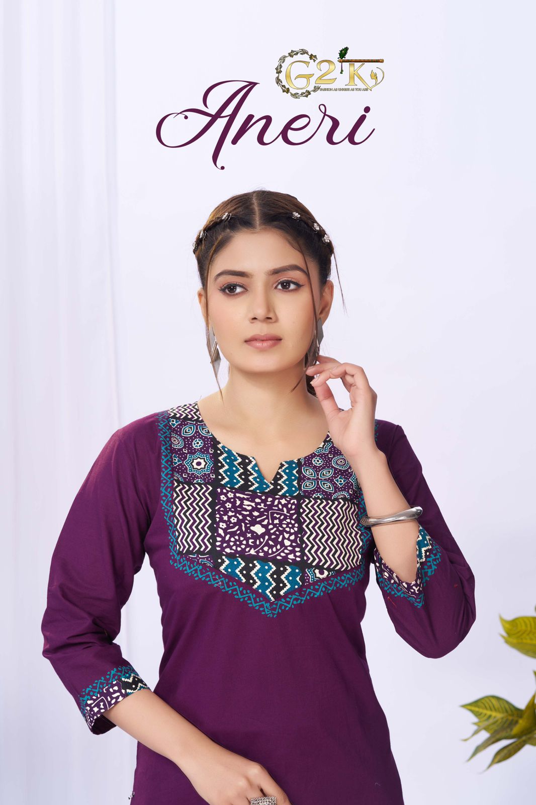 Aneri G2K Cotton Short Kurtis Wholesale Price