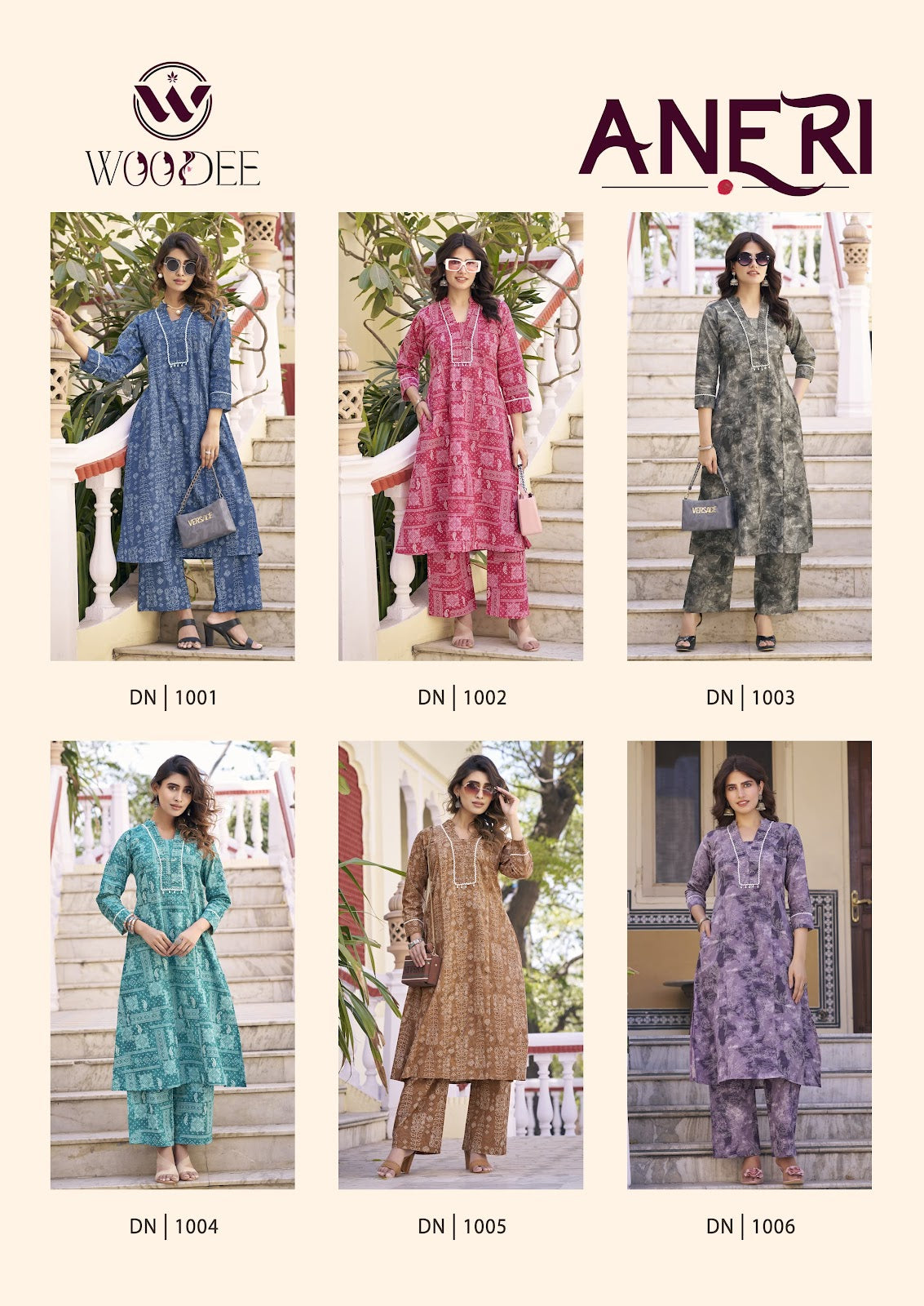 Aneri Woodee Heavy Cotton Co Ord Set Wholesale Rate