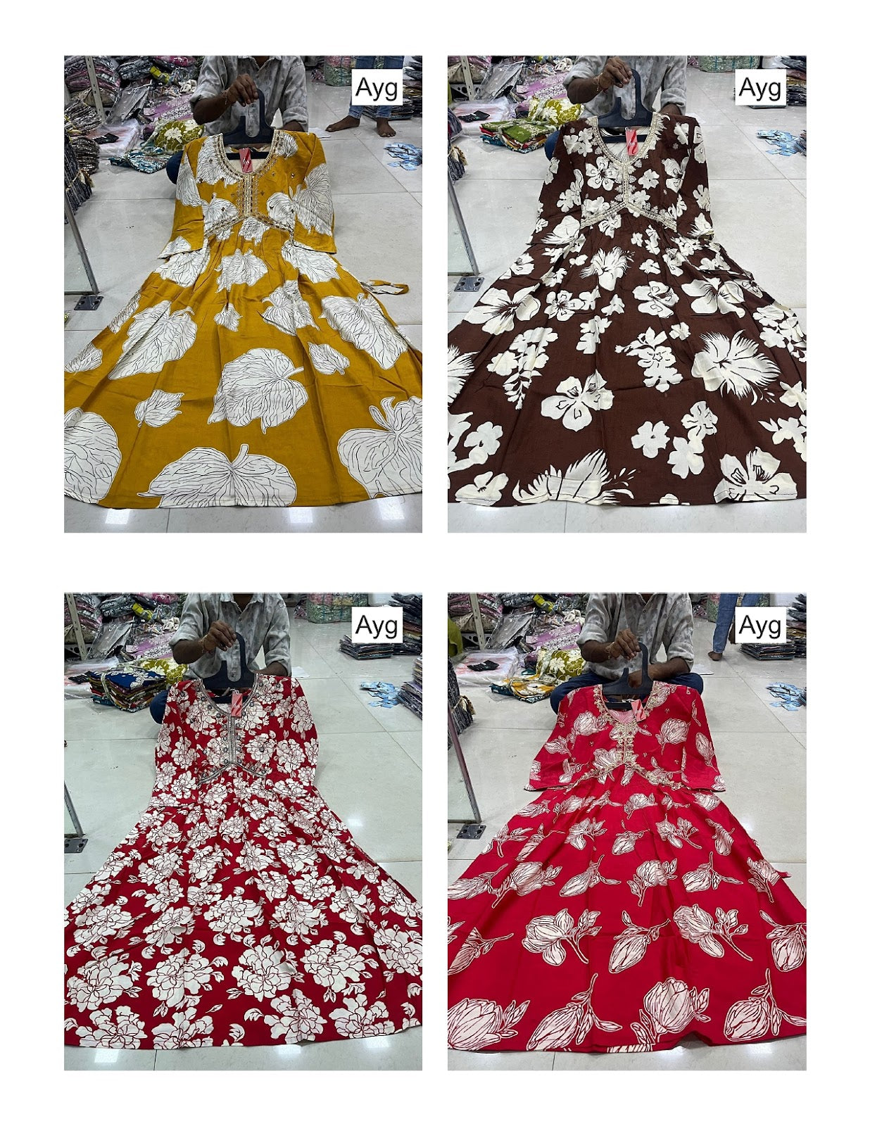 Angel 0309 Ayg Liva Anarkali Kurtis Exporter India