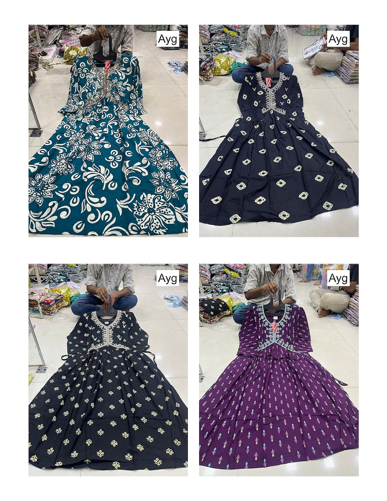 Angel 0309 Ayg Liva Anarkali Kurtis Exporter India