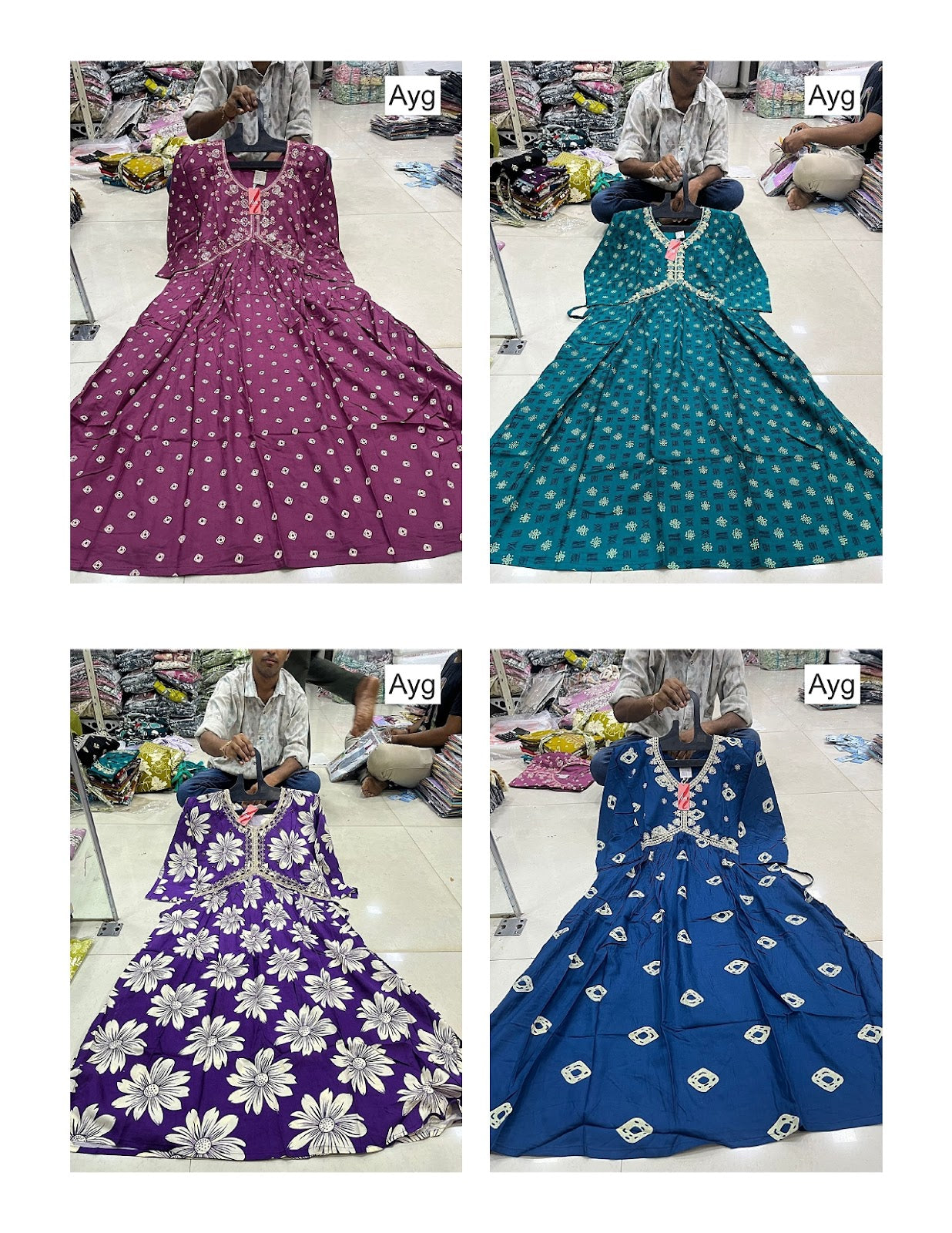 Angel 0309 Ayg Liva Anarkali Kurtis Exporter India