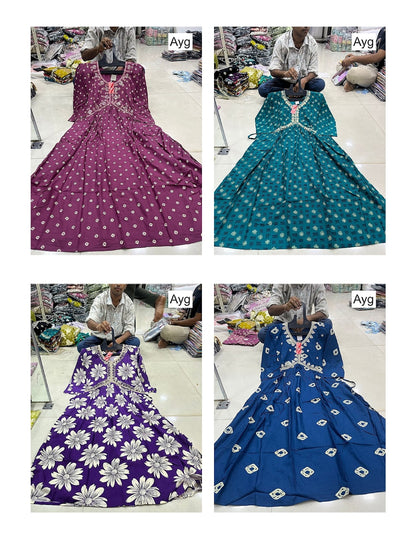 Angel 0309 Ayg Liva Anarkali Kurtis Exporter India