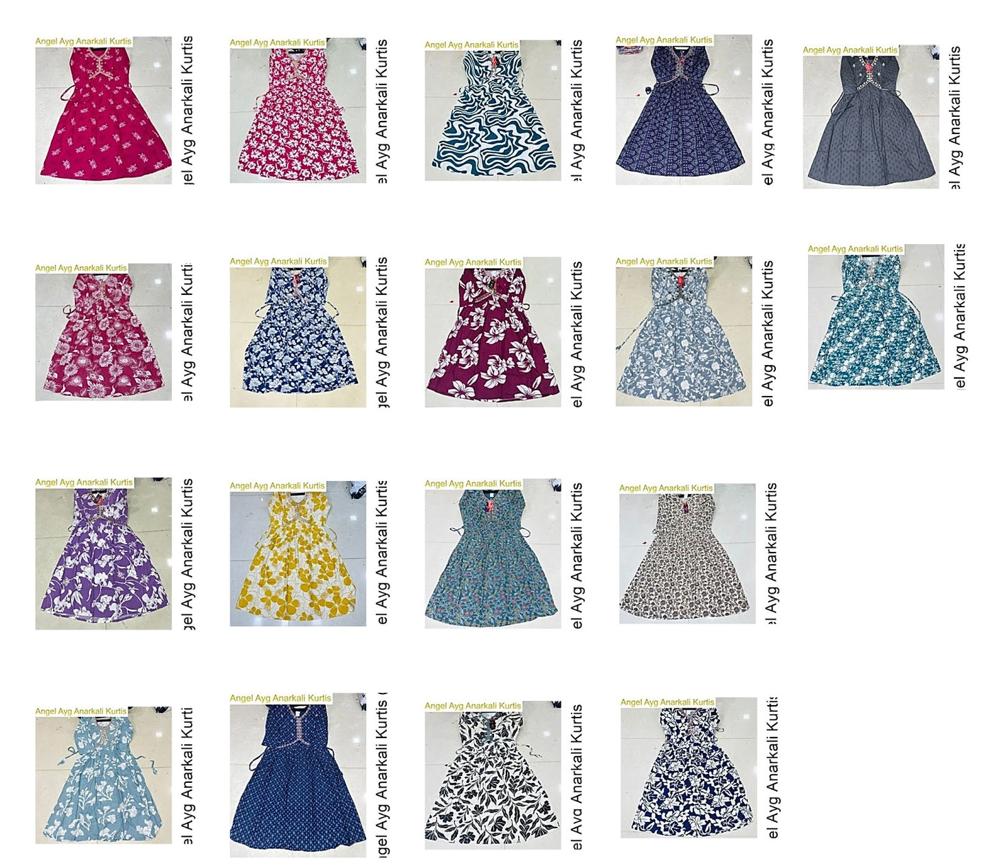 Angel Ayg Liva Anarkali Kurtis Exporter India