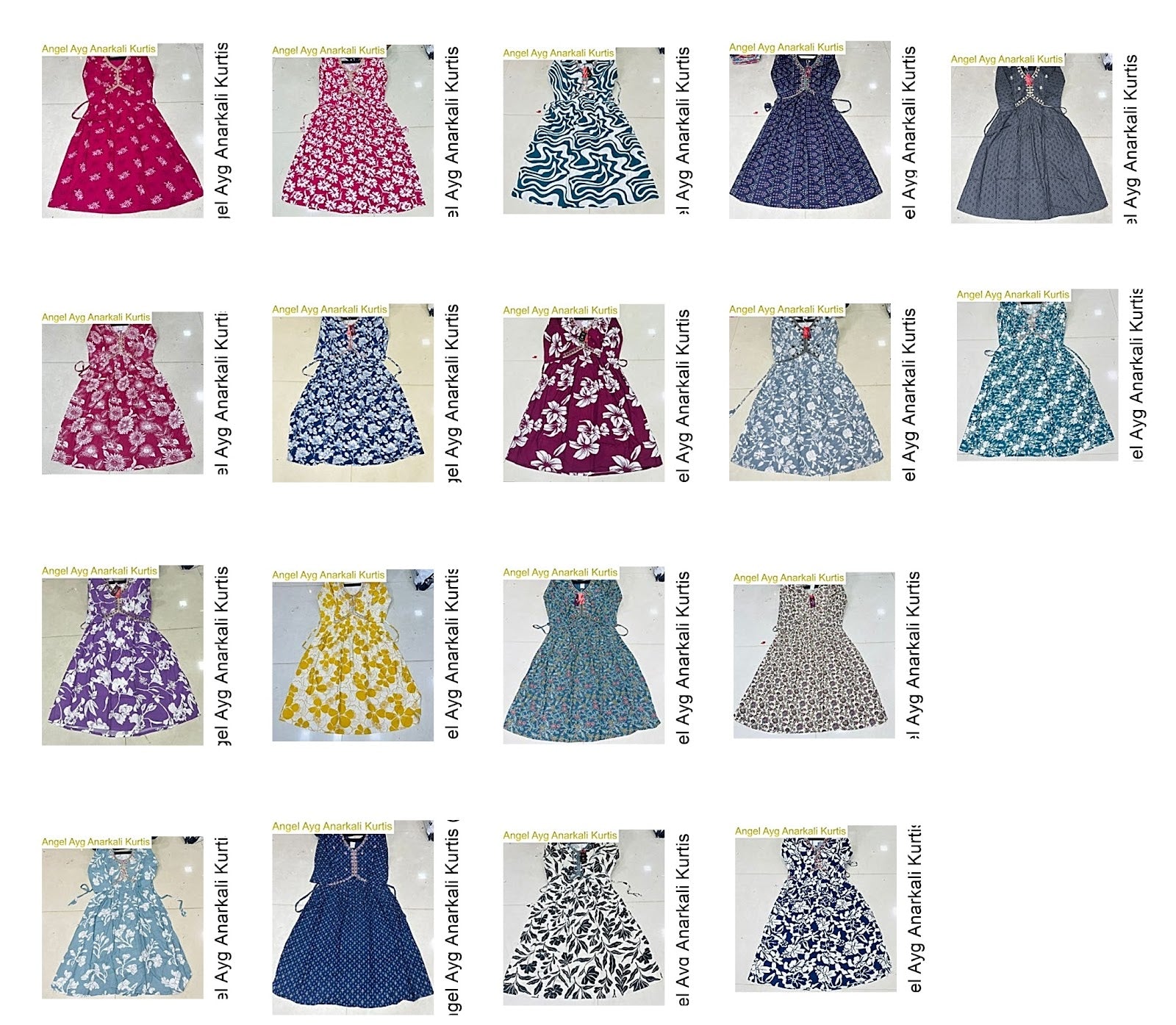 Angel Ayg Liva Anarkali Kurtis Exporter India
