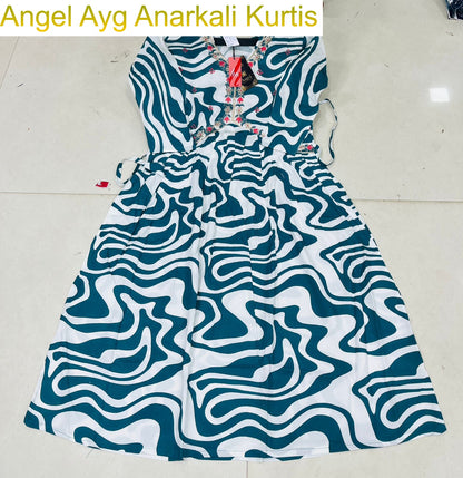 Angel Ayg Liva Anarkali Kurtis Exporter India