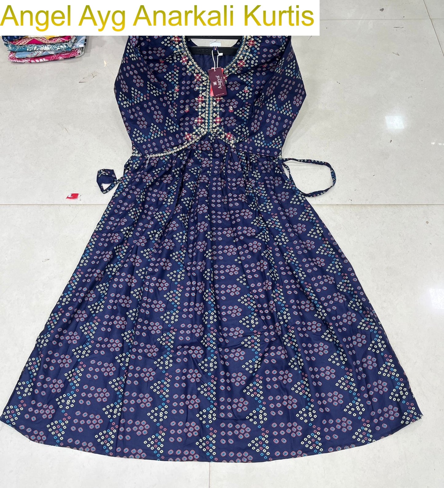Angel Ayg Liva Anarkali Kurtis Exporter India