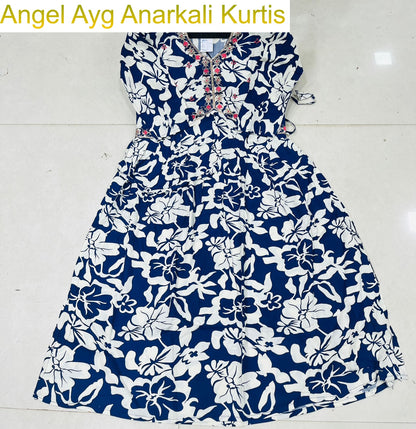 Angel Ayg Liva Anarkali Kurtis Exporter India