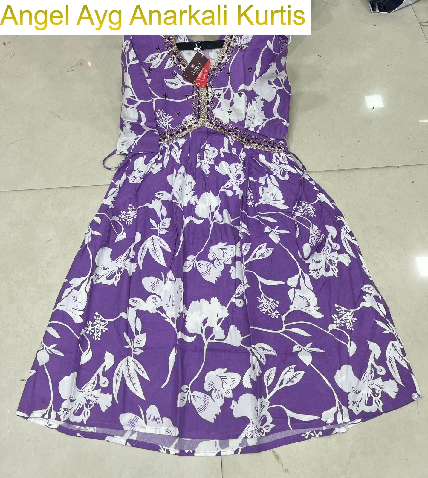 Angel Ayg Liva Anarkali Kurtis Exporter India