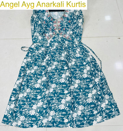 Angel Ayg Liva Anarkali Kurtis Exporter India
