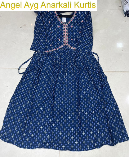 Angel Ayg Liva Anarkali Kurtis Exporter India