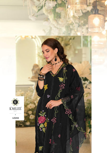 Angle Kailee Fashion Viscose Readymade Pant Style Suits Exporter India