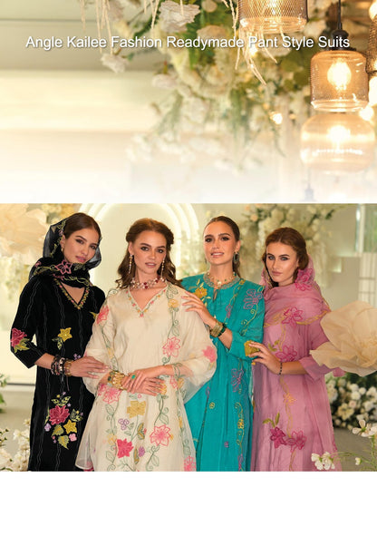 Angle Kailee Fashion Viscose Readymade Pant Style Suits Exporter India