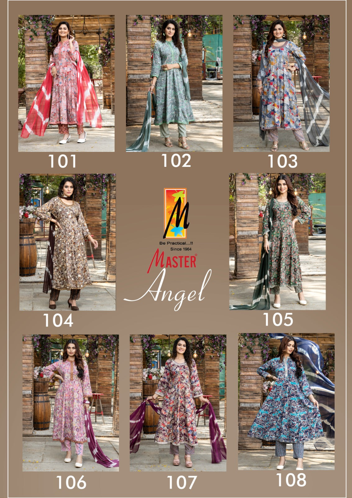 Angel Master Rayon Readymade Anarkali Suits Wholesale Rate