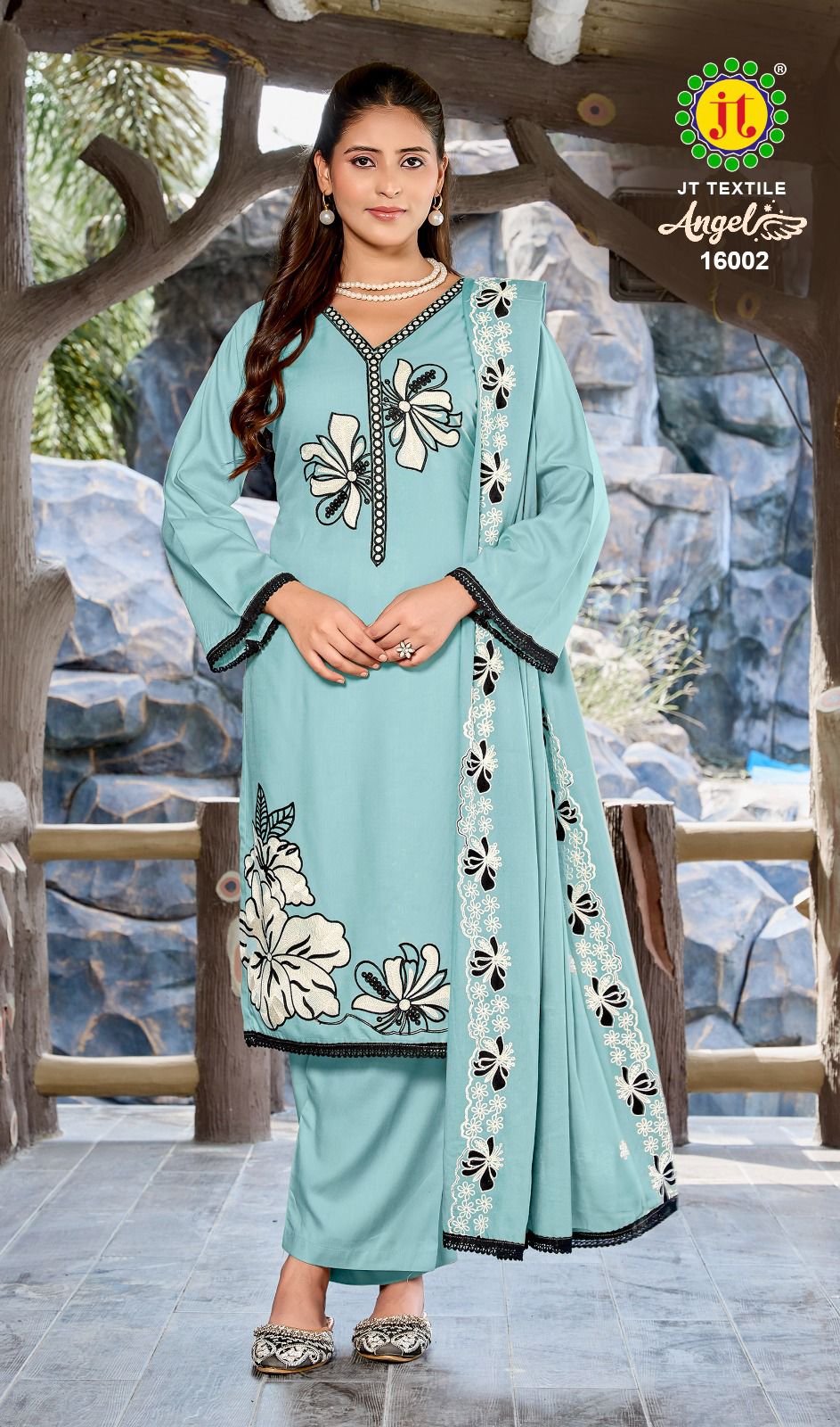 Angel Vol 16 Jt Rayon Pant Style Suits Wholesaler