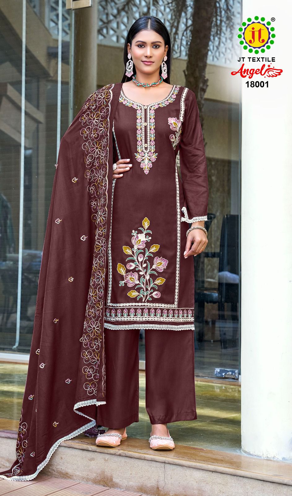 Angel Vol 18 Jt Rayon Pant Style Suits Wholesale