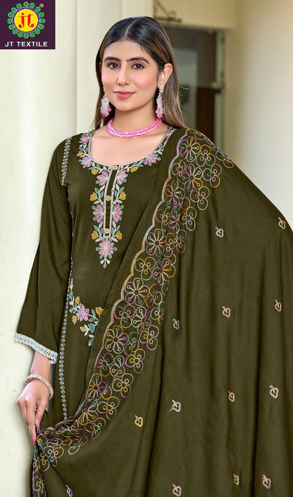 Angel Vol 18 Jt Rayon Pant Style Suits Wholesale