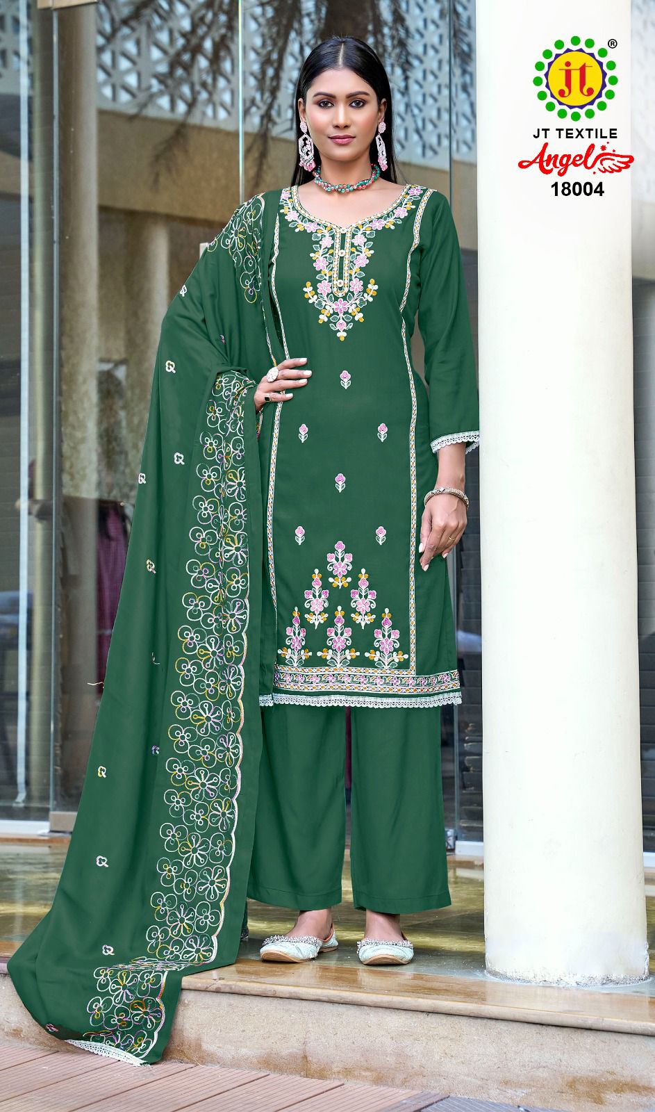 Angel Vol 18 Jt Rayon Pant Style Suits Wholesale