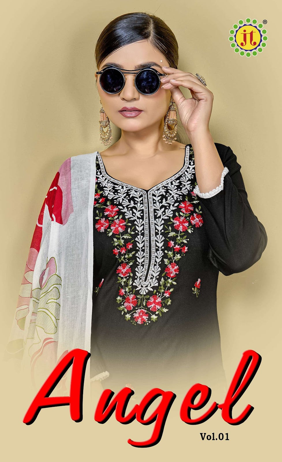 Angel Vol 1 Jt Rayon Pant Style Suits Wholesaler India