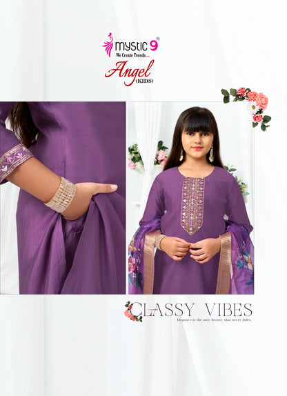 Angel Vol 1 Mystic 9 Gadwal Girls Readymade Pant Suits Supplier Gujarat