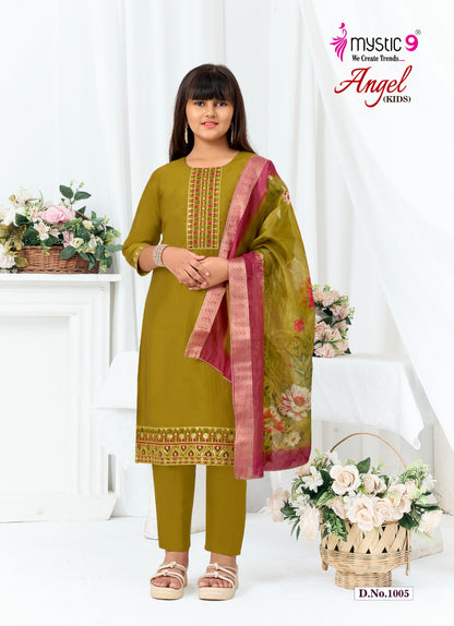 Angel Vol 1 Mystic 9 Gadwal Girls Readymade Pant Suits Supplier Gujarat