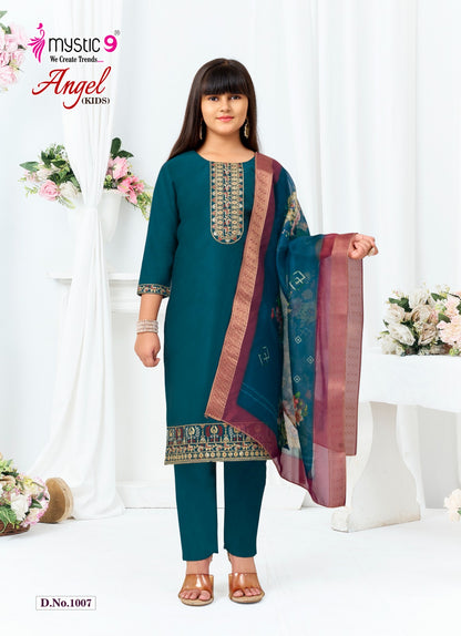 Angel Vol 1 Mystic 9 Gadwal Girls Readymade Pant Suits Supplier Gujarat