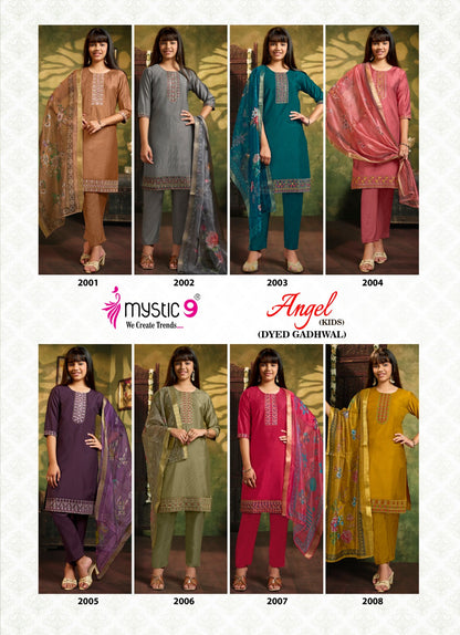 Angel Vol 2 Mystic 9 Vertican Girls Readymade Pant Suits Supplier
