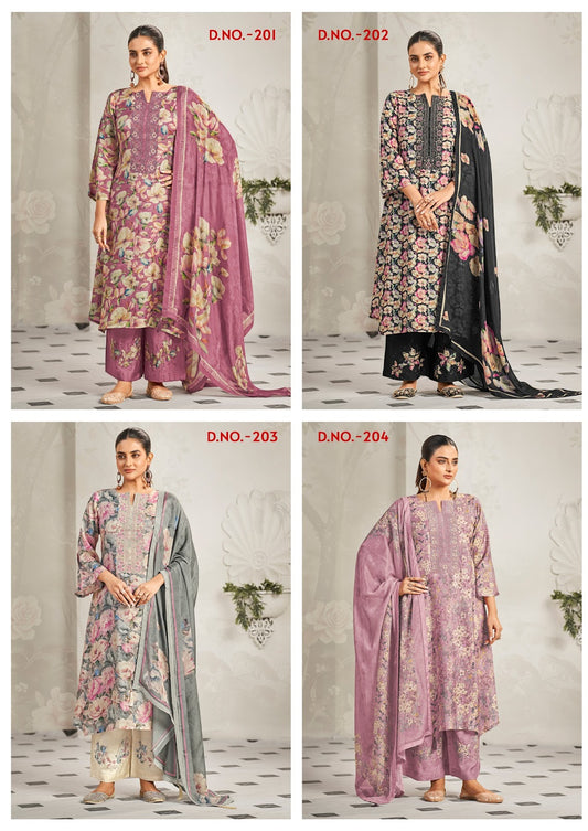 Angel Vol 2 Relssa Fabrics Masakali Plazzo Style Suits Wholesale Price