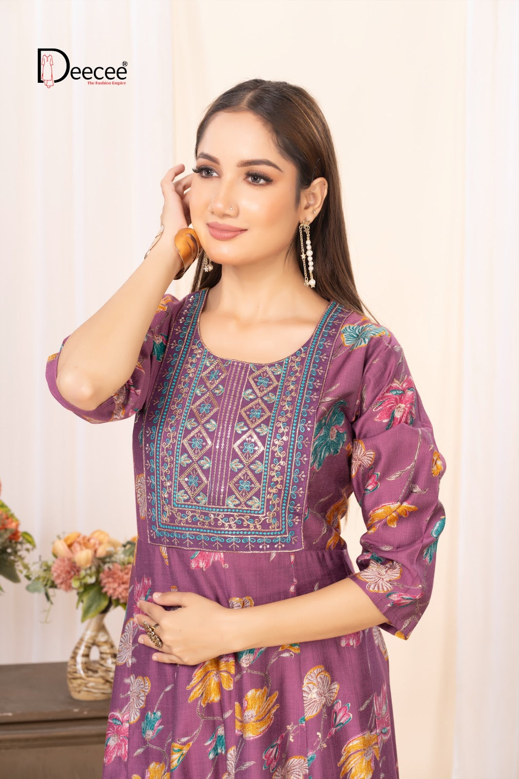 Angel Vol 4 Deecee Vatican Anarkali Kurtis Exporter Gujarat