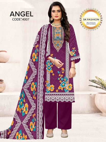 Angel Vol 4 Royal Cotton Dress Material Manufacturer Ahmedabad