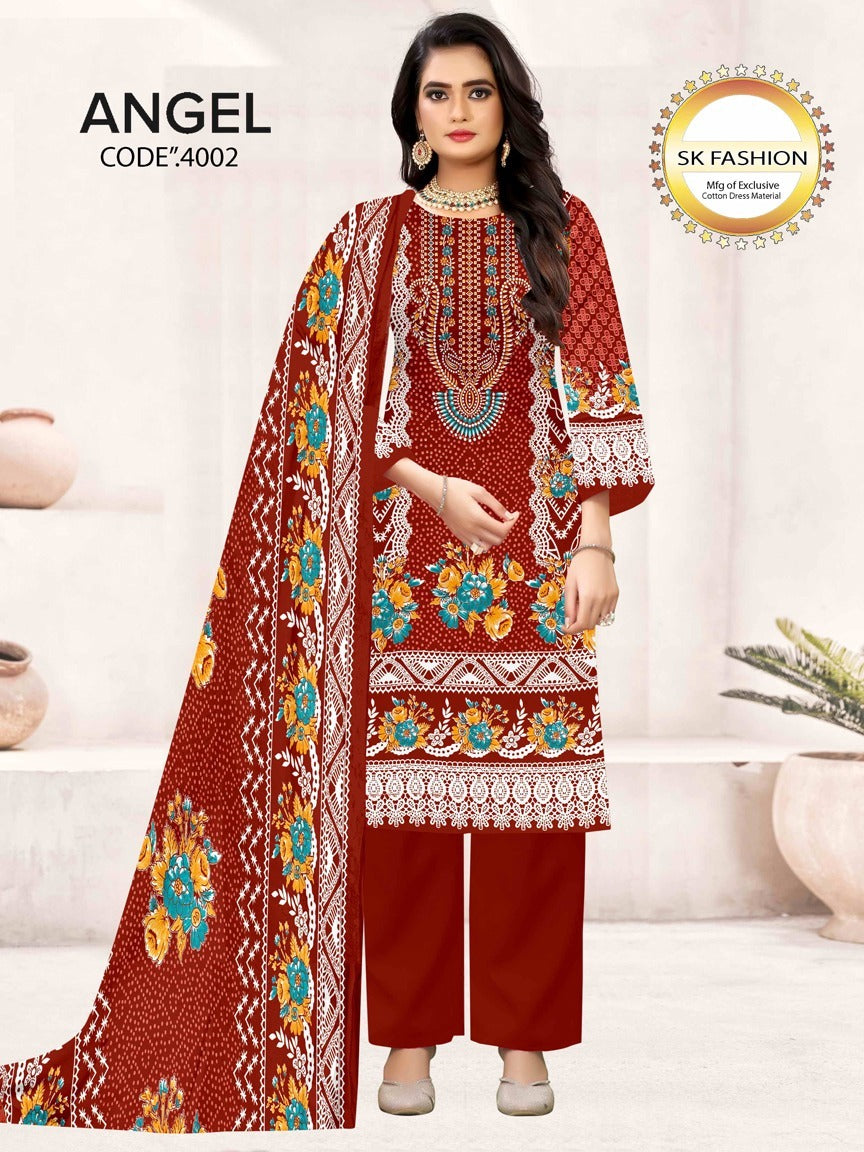 Angel Vol 4 Royal Cotton Dress Material Manufacturer Ahmedabad