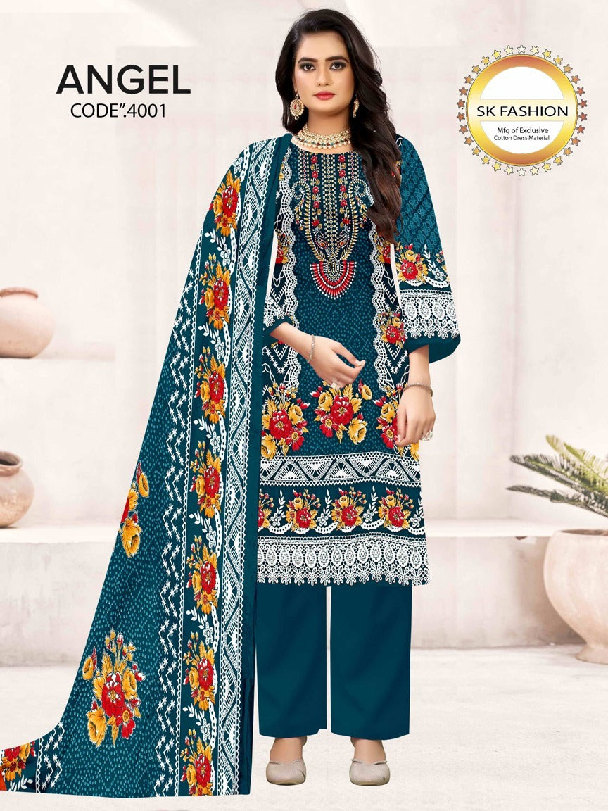 Angel Vol 4 Royal Cotton Dress Material Manufacturer Ahmedabad