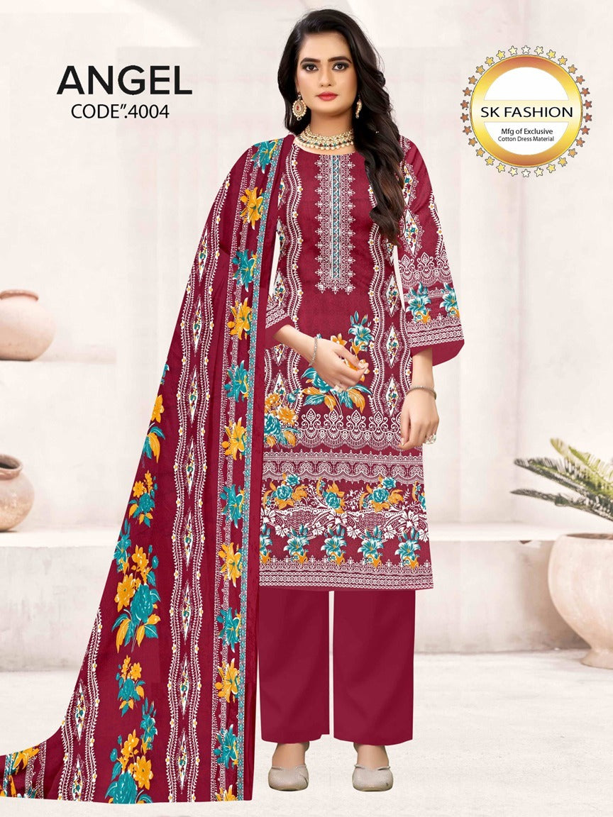 Angel Vol 4 Royal Cotton Dress Material Manufacturer Ahmedabad