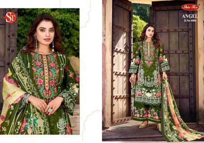 Angel Vol 4 Shiv Tex Cotton Karachi Salwar Suits Exporter