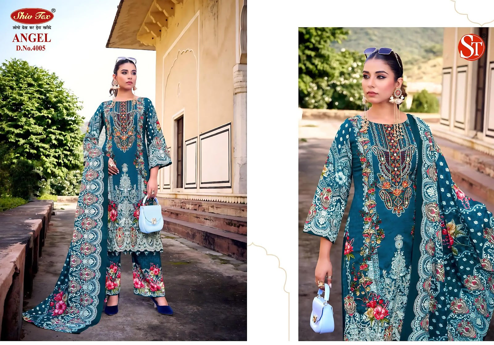 Angel Vol 4 Shiv Tex Cotton Karachi Salwar Suits Exporter