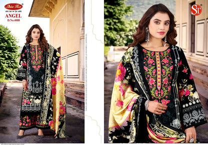 Angel Vol 4 Shiv Tex Cotton Karachi Salwar Suits Exporter