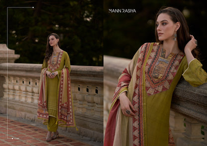 Angelica Mannrasiya Pure Muslin Pant Style Suits Wholesale Price