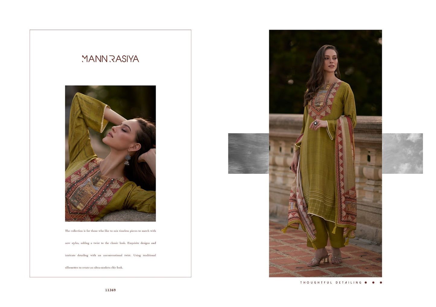 Angelica Mannrasiya Pure Muslin Pant Style Suits Wholesale Price
