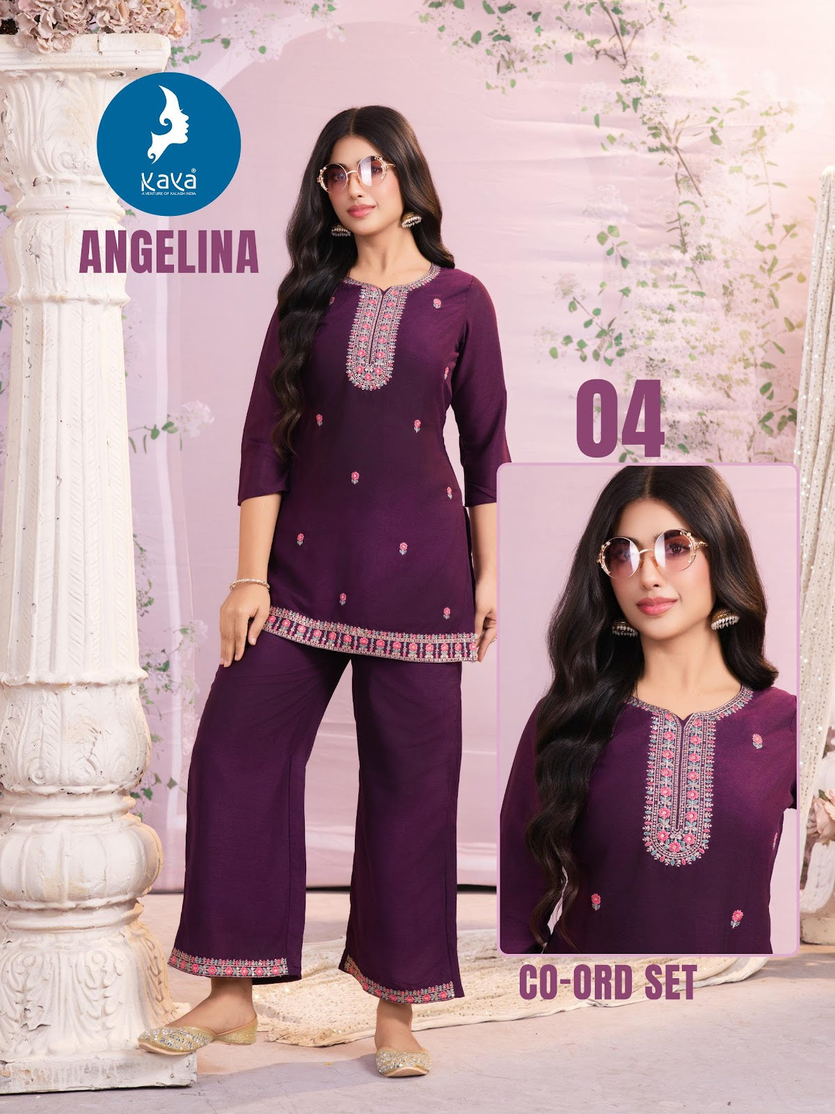 Angelina Kaya Vichitra Co Ord Set Wholesale Price