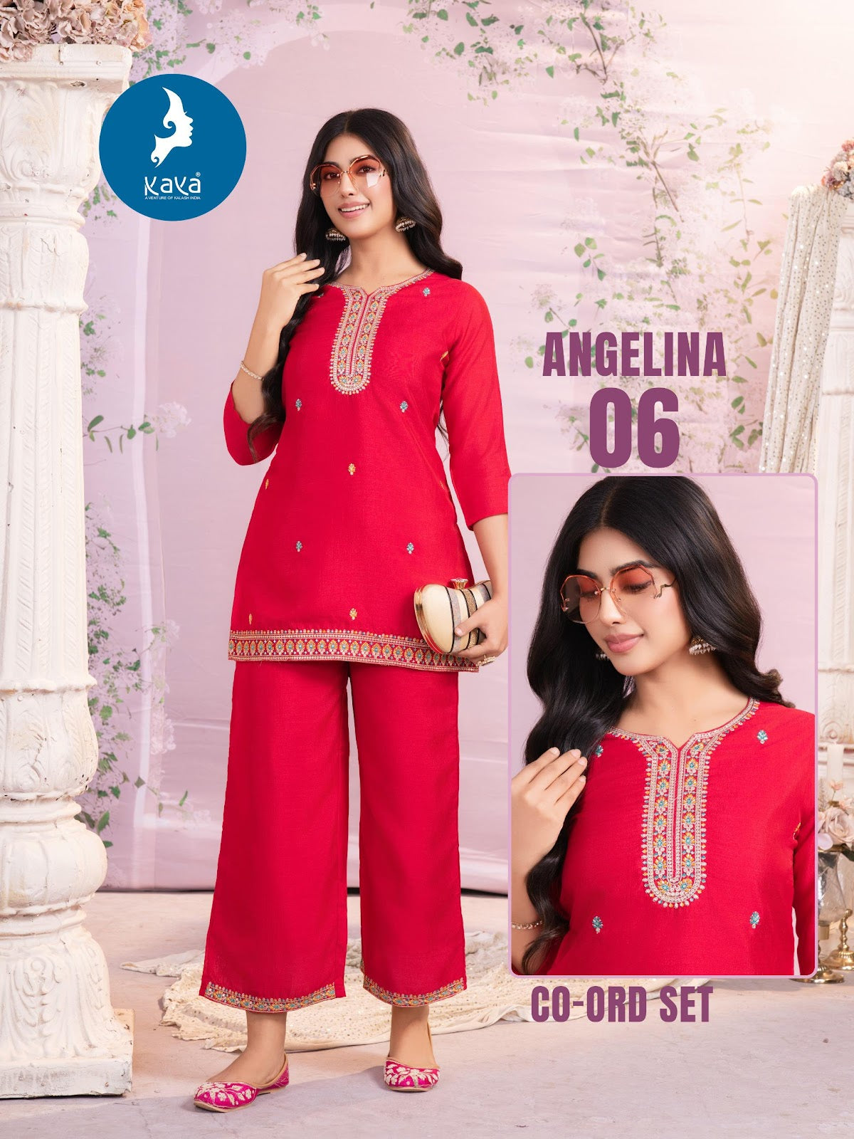 Angelina Kaya Vichitra Co Ord Set Wholesale Price