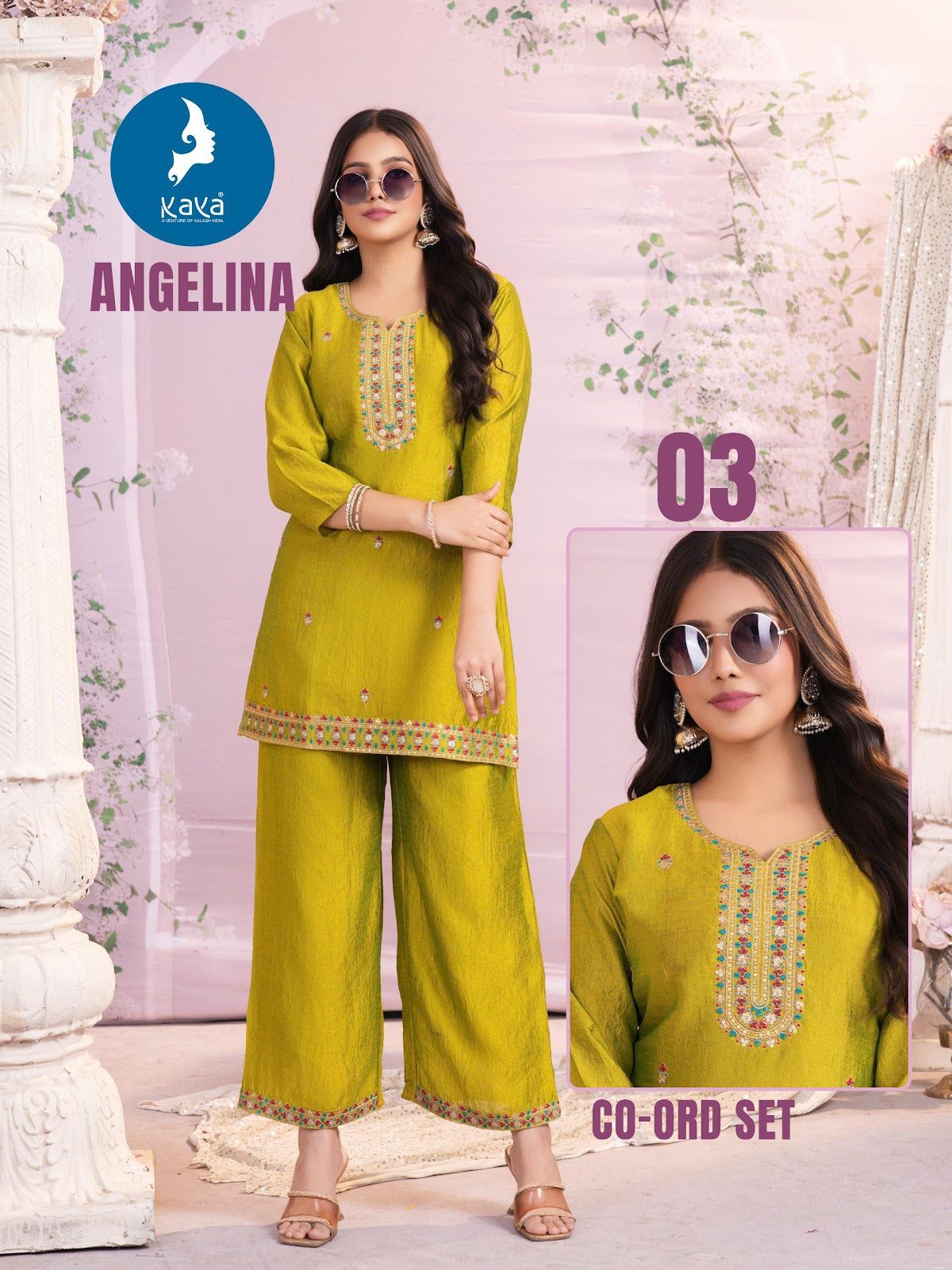 Angelina Kaya Vichitra Co Ord Set Wholesale Price