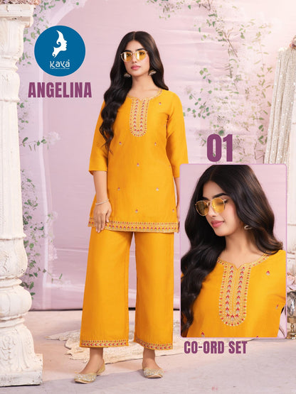 Angelina Kaya Vichitra Co Ord Set Wholesale Price