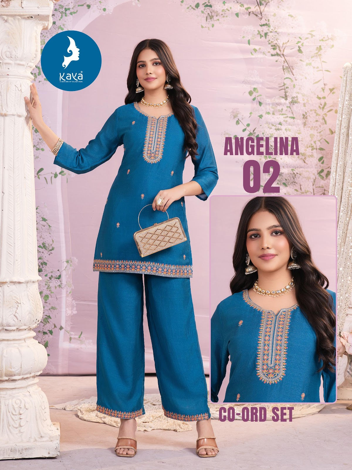 Angelina Kaya Vichitra Co Ord Set Wholesale Price