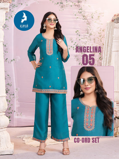 Angelina Kaya Vichitra Co Ord Set Wholesale Price
