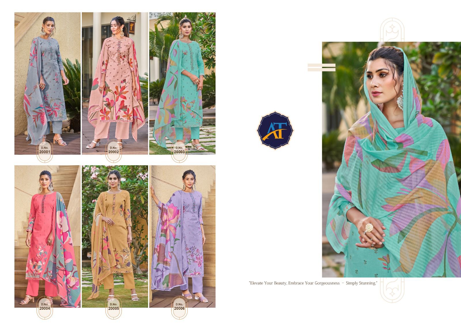 Anghari At Lawn Cotton Pant Style Suits Manufacturer Ahmedabad