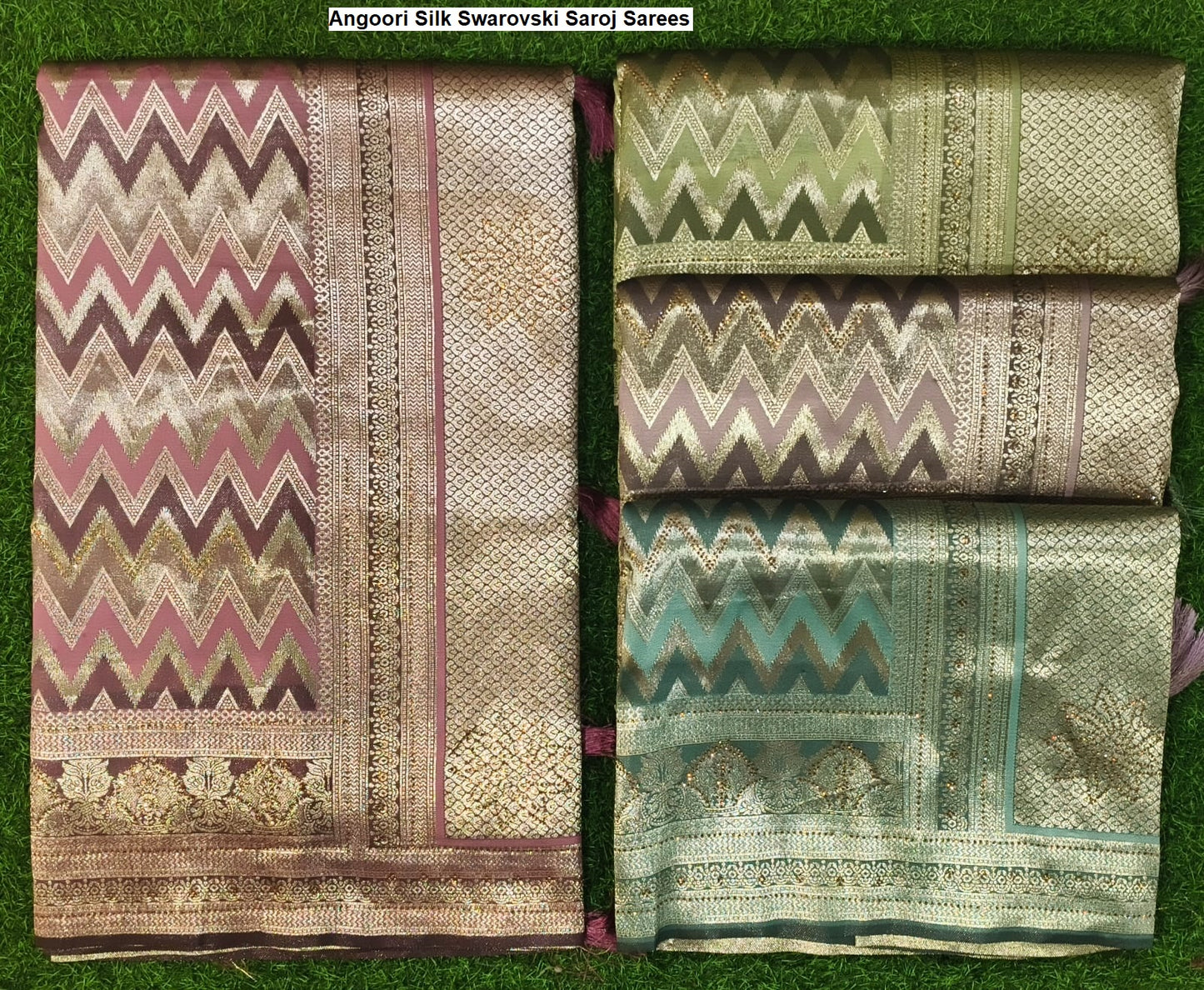 Angoori Silk Swarovski Saroj Sarees Exporter India