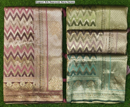 Angoori Silk Swarovski Saroj Sarees Exporter India