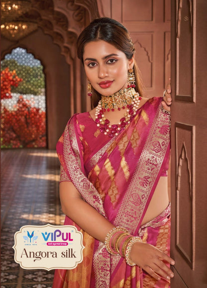 Angora Silk Vipul Soft Silk Sarees Wholesale Price