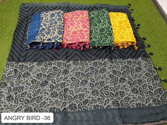 Angry Bird 36-New Kalpveli Georgette Sarees