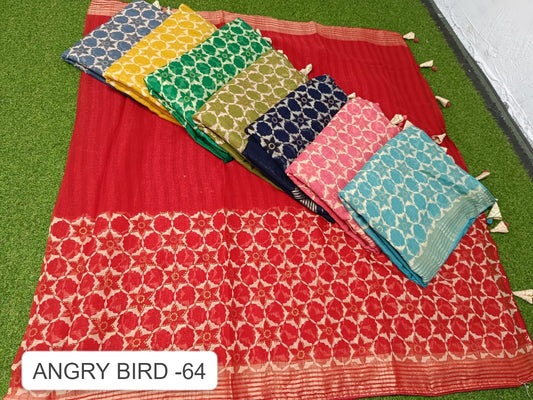 Angrybird 64 Kalpveli Chiffon Sarees